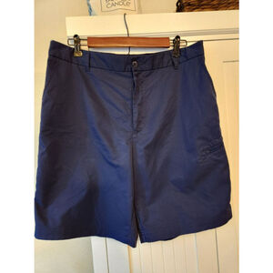 Mens Pebble Beach Golf Performance Shorts Sz 34 NAVY Blue